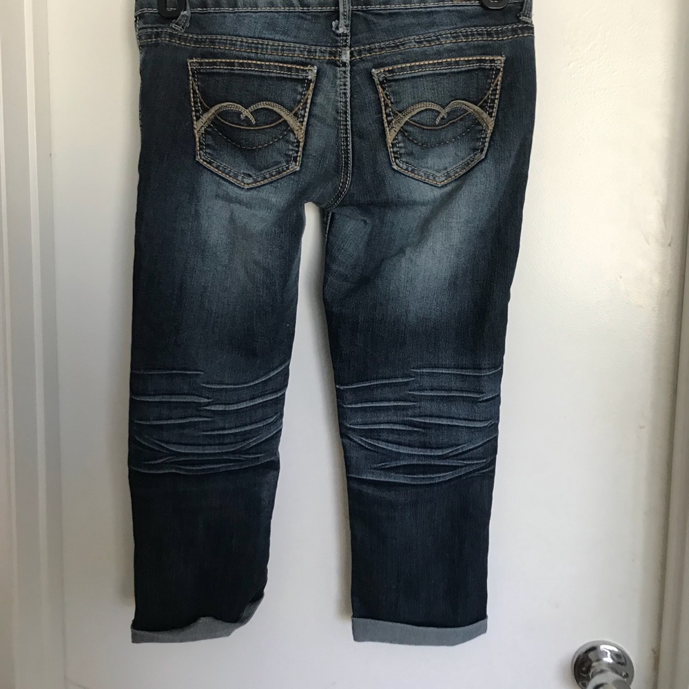 Cropped Juniors Skinny Jeans
